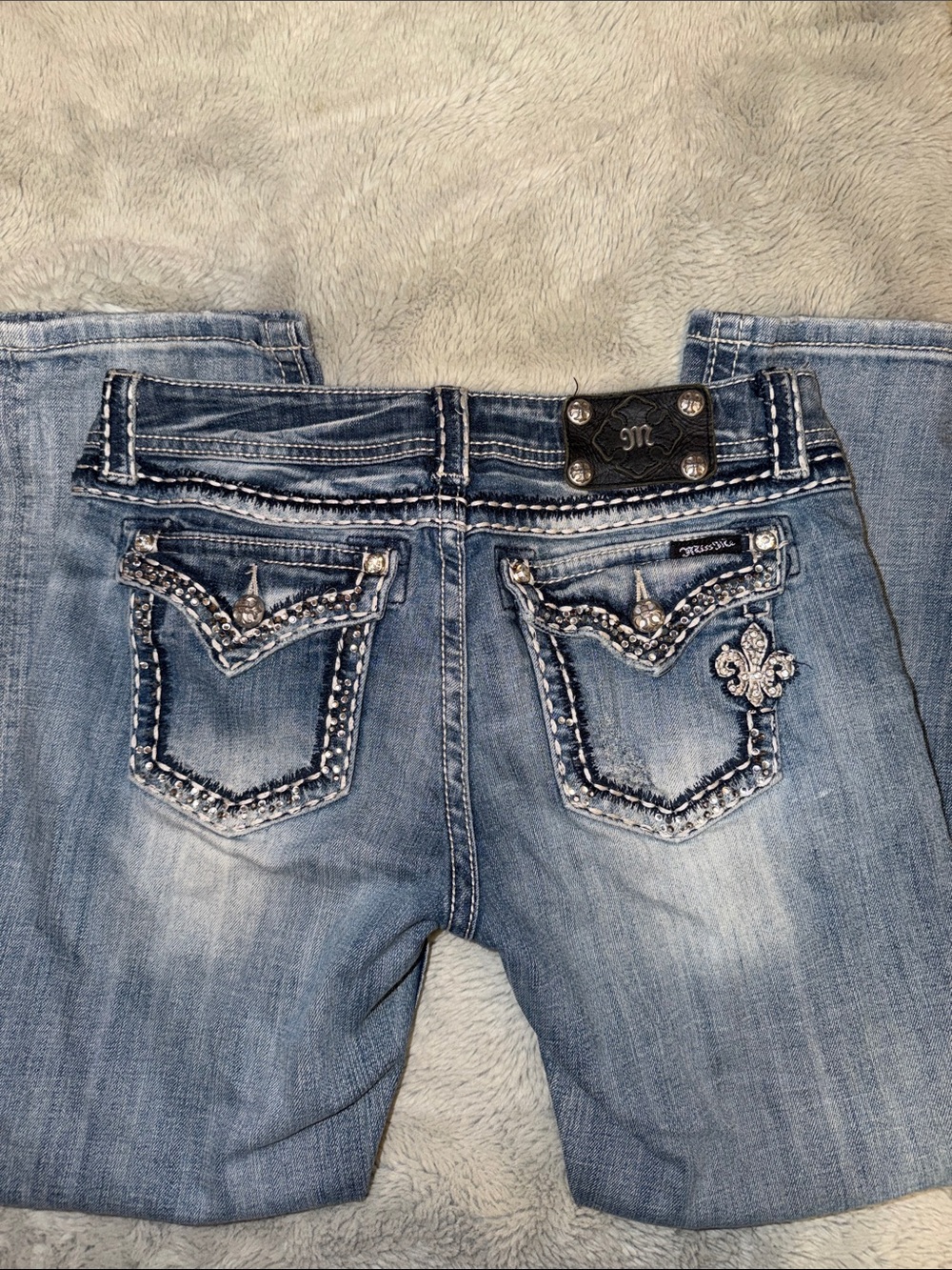 MISS ME Women's Blue Denim Jeans